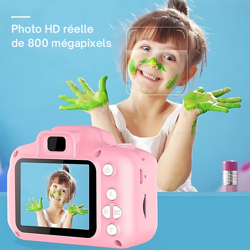 Caméra Numérique HD pour Enfants - Cadeau Parfait pour les Petits Photographes !